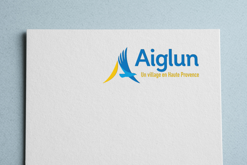 logo aiglun réalisé par l'agence Oyopi