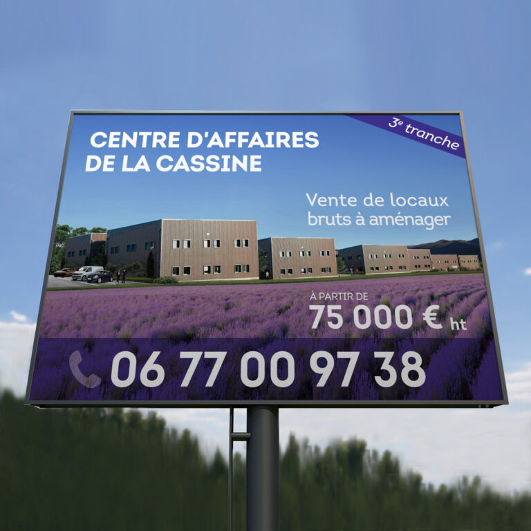 Campagne de lancement de la 3e tranche du centre d'affaires de La Cassine