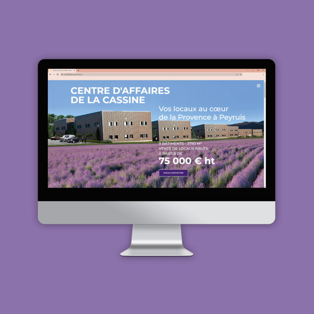 Site internet de présentation du projet de la 3e tranche de La Cassine