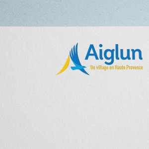 logo aiglun réalisé par l'agence Oyopi