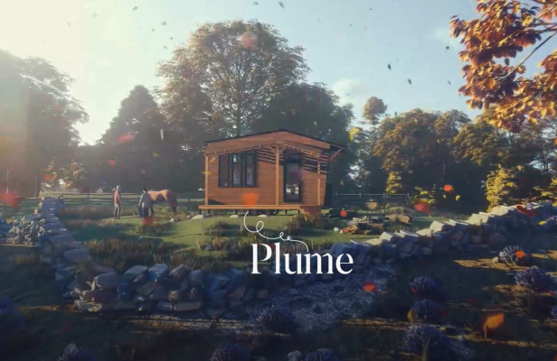 Site vitrine immersif pour les Plume Tiny Houses