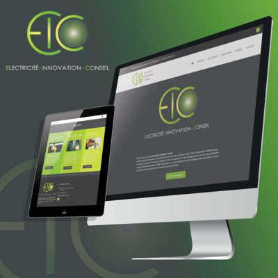 Identité visuelle et site vitrine pour EIC