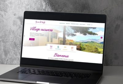 Refonte du site du centre de vacances Azur et Neige, à Montclar