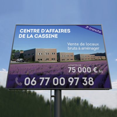 Campagne de lancement de la 3e tranche du centre d'affaires de La Cassine