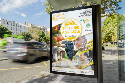 Réalisation de supports pour la promotion de la 1ère foire agricole de DLVAgglo