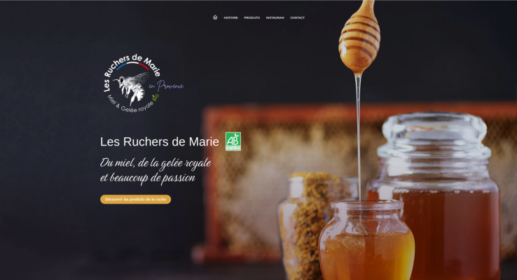 lesruchersdemarie Site internet les ruchers de marie