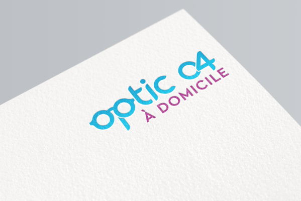 Mise à jour de la charte graphique pour notre client OPTIC 04 à Domicile.