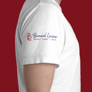 t-shirt mise en situation du logo Bernard Laissus